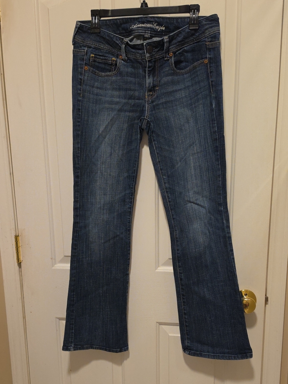 American Eagle Outfitters Dark Blue Original Boot Cut Jeans